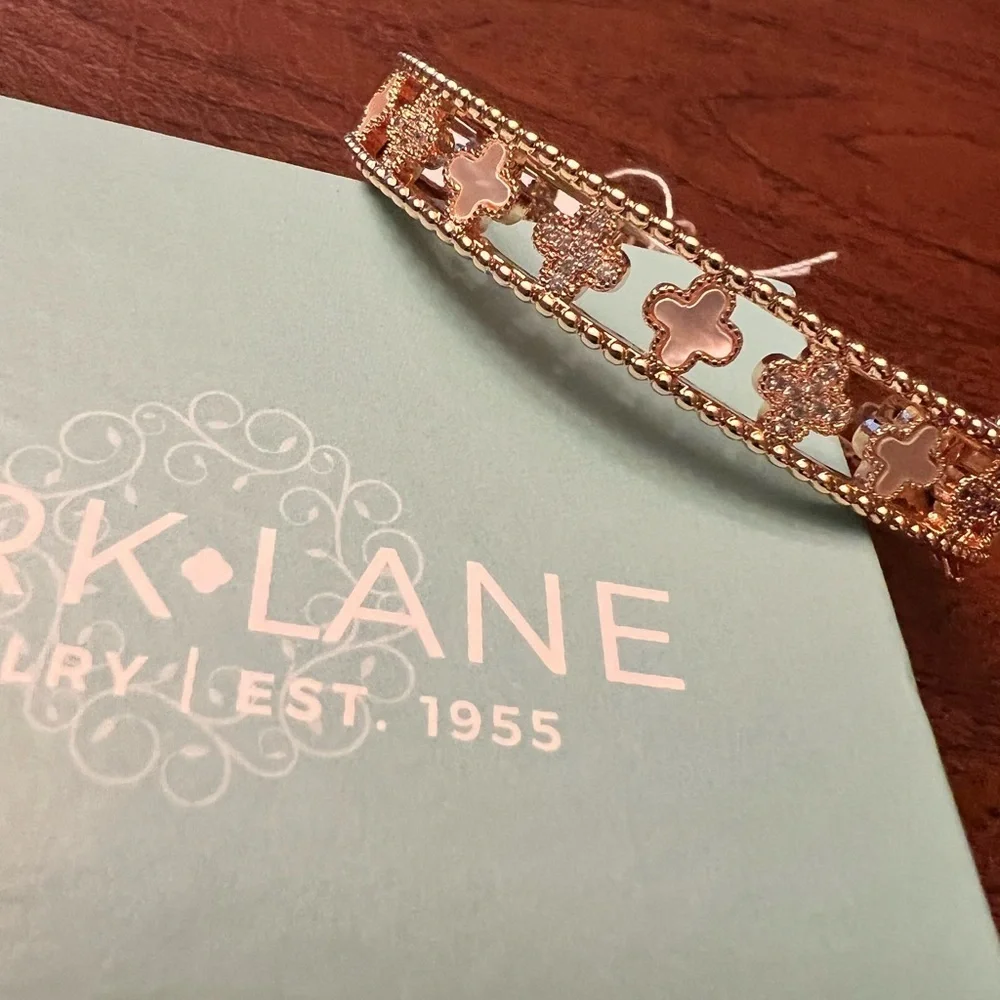 Park Lane Gold Chateau Bracelet | Hinged Bangle |